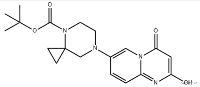 4,7-二氮杂螺[2.5]辛烷-4-羧酸，7-(2-羟基-4-氧基- 4h -吡啶[1,2-a]嘧啶-7-基)- 1,1-二甲基乙基酯